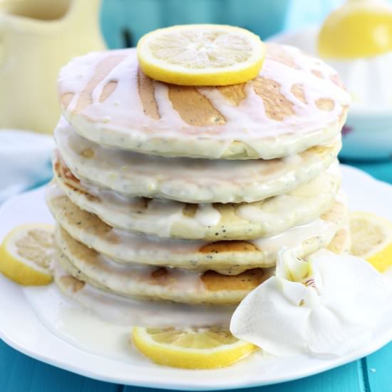 Lemon Poppy Seed Pancakes