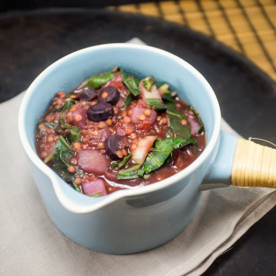 Hearty Purple Veggie Stew