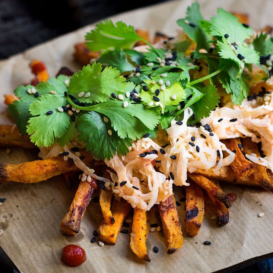 Sweet Potato Fries & Sauerkraut