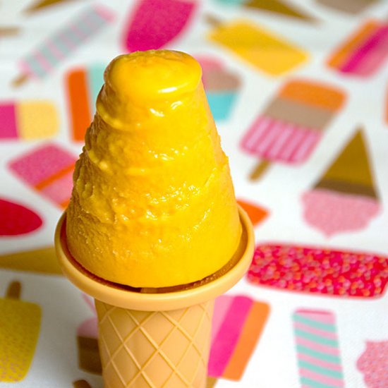 Two Ingredient Mango Ice Lollies