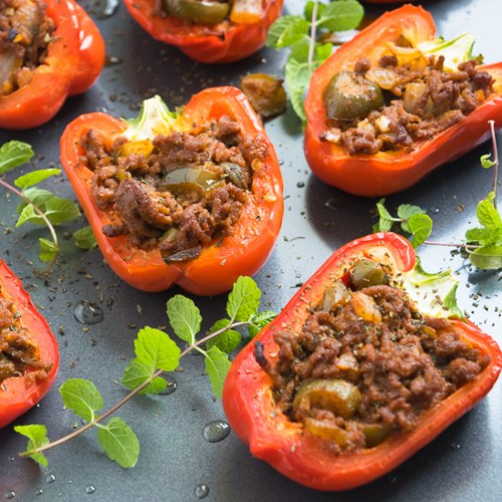 Easy Paleo Mexican Stuffed Peppers