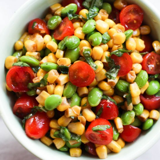 Corn Edamame Salad