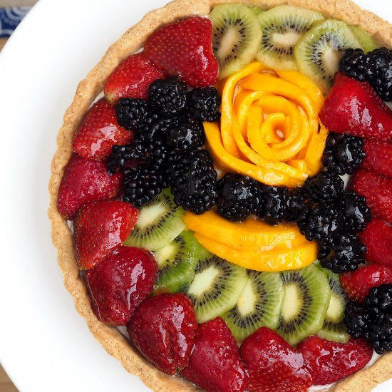 Fruit Tart with Mascarpone Cream