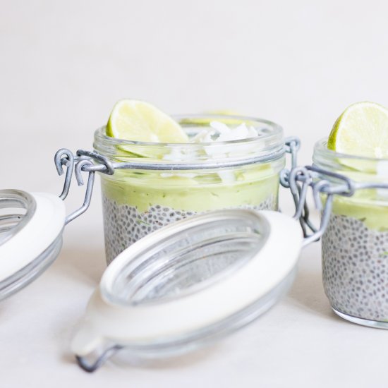 Raw Key Lime Chia Pudding