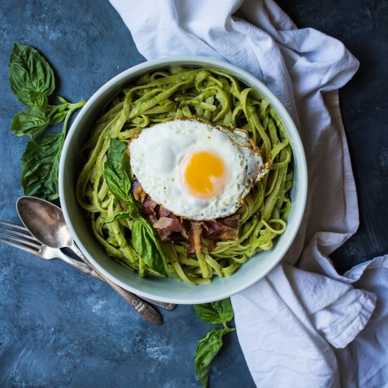 Linguini with Avocado Sauce