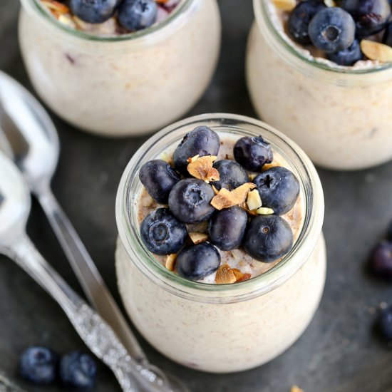 Blueberry Muffin Overnight Oats