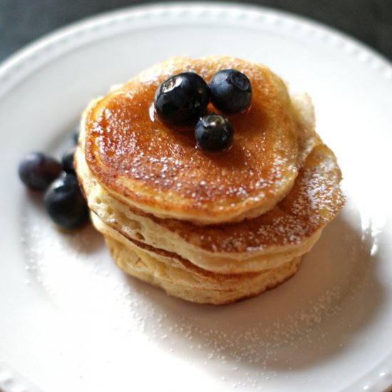 Lemon Ricotta Mini Pancakes