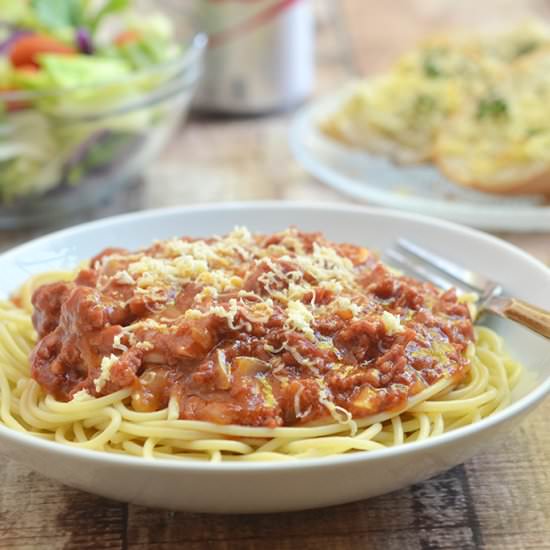 Corned Beef Spaghetti