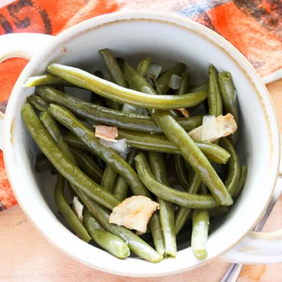 Slow Cooker Green Beans