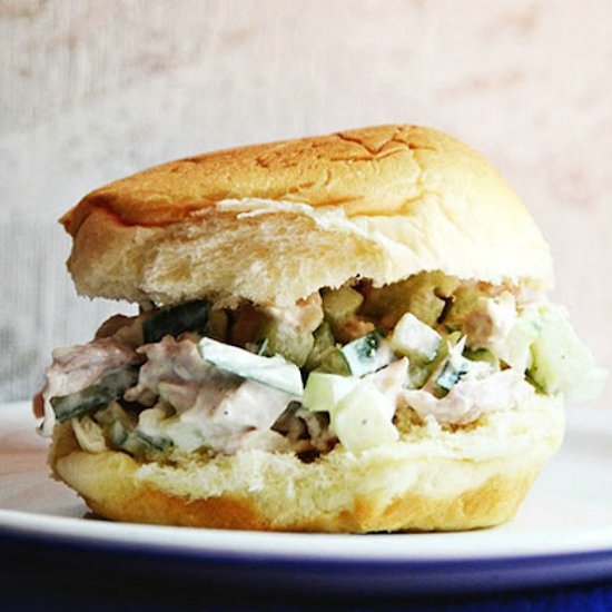 Cucumber Chicken Salad Sandwiches