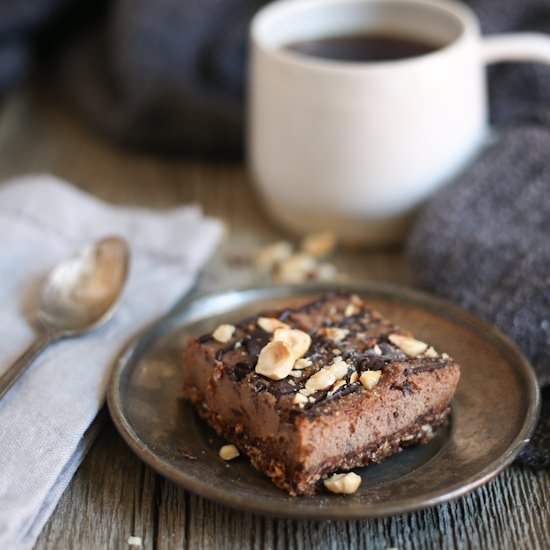 Chocolate hazelnut bars