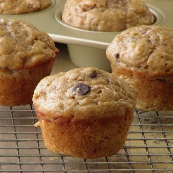 Greek Yogurt Banana Muffins