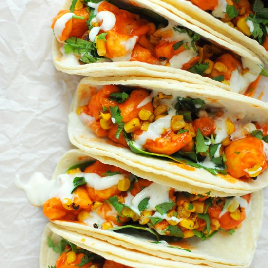 Buffalo Ranch Cauli Tacos