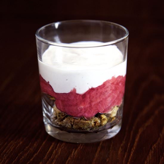 Rhubarb and Ginger Parfait