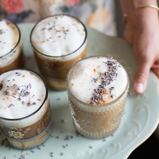 Gin Lavender Lattes