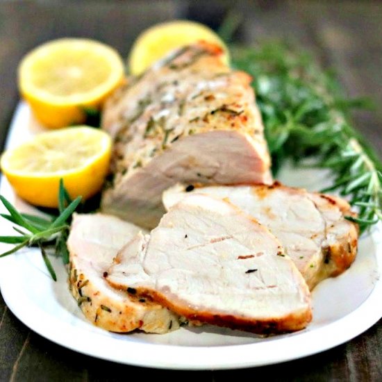 Lemon Rosemary Pork Tenderloin