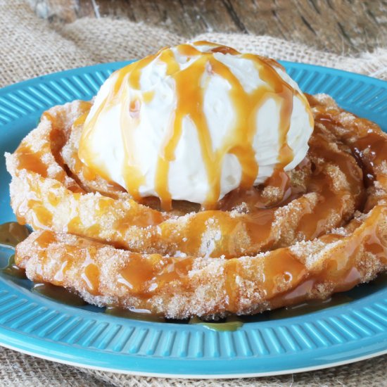 Churro Funnel Cakes