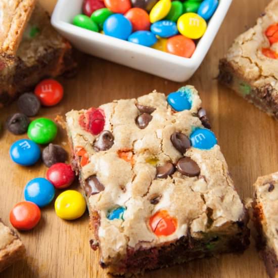 M&M Browned Butter Blondies