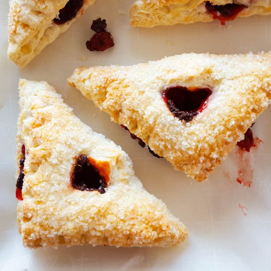 Chocolate Cherry Turnovers