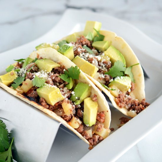 Picadillo Tacos