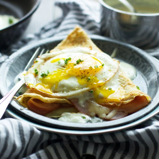 Croque Madame Crepes