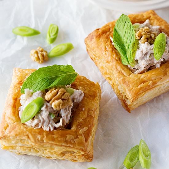 Chicken Walnut Puff Pastry