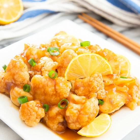 Honey Lemon Cauliflower