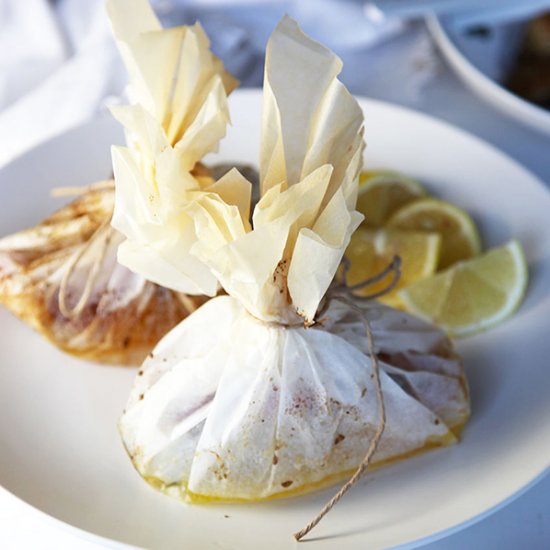 Baked Fish Parcels