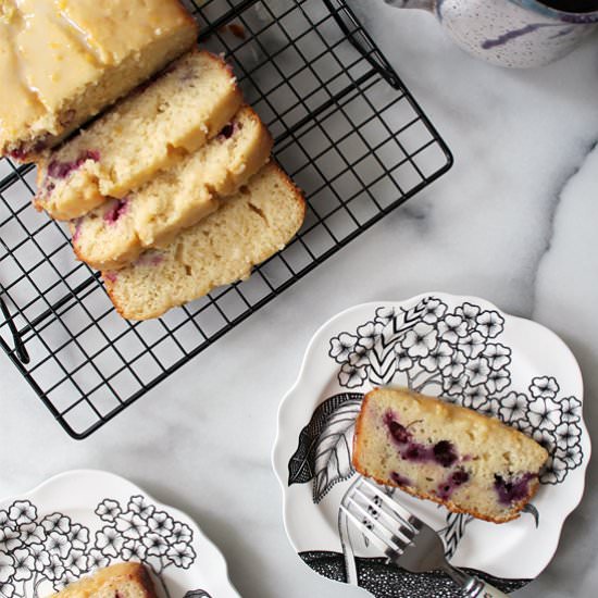 Lemon Blueberry Yogurt Cake