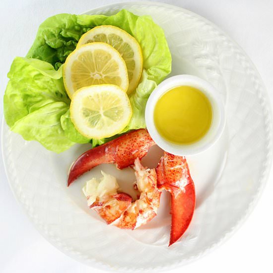 Boiled Lobster with Drawn Butter