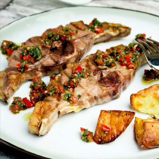 Lamb Chops with Chimichurri