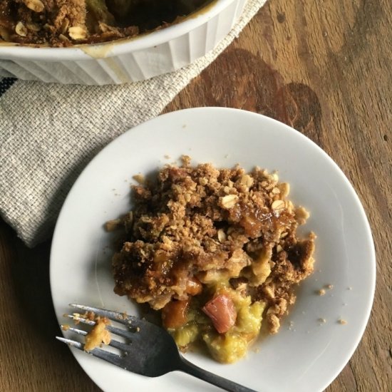 Rainier Rhubarb Crisp