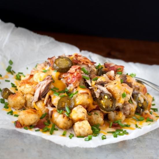 Ultimate BBQ Tater Tot Nachos