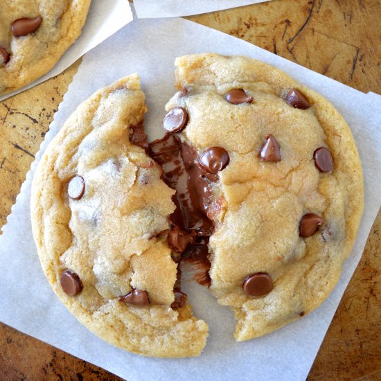 Nutella Chocolate Chip Cookies