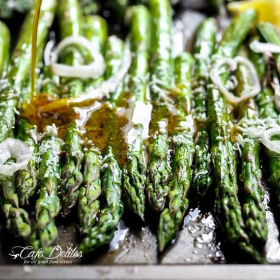 Garlic Browned Butter Asparagus