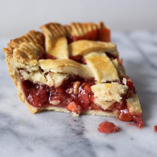 strawberry ginger pie