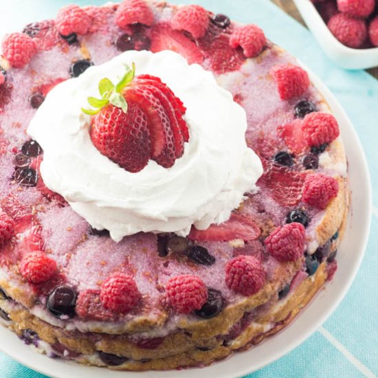 Heavenly Berry Bread Pudding