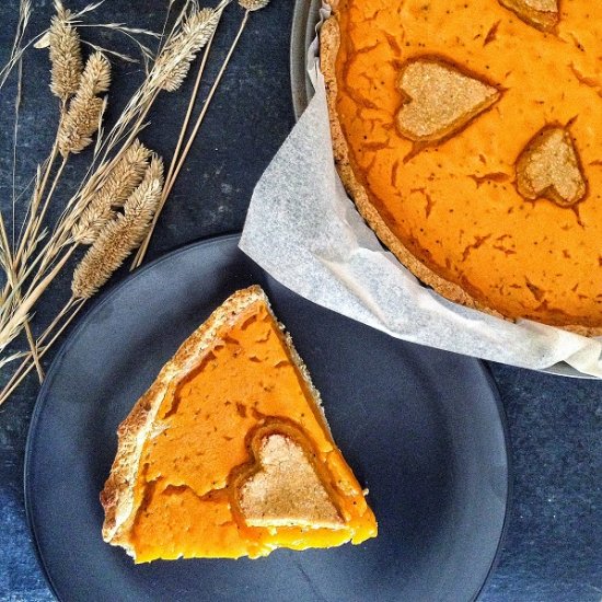 Pumpkin Passionfruit Pie