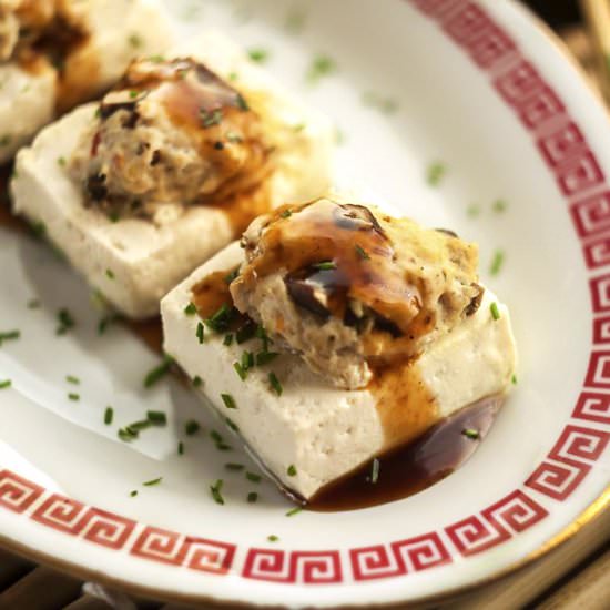 Stuffed Tofu with Soy Sauce