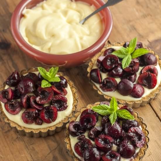 Fresh Cherry Tartlets