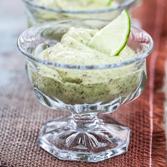 Avocado Key Lime Chia Pudding