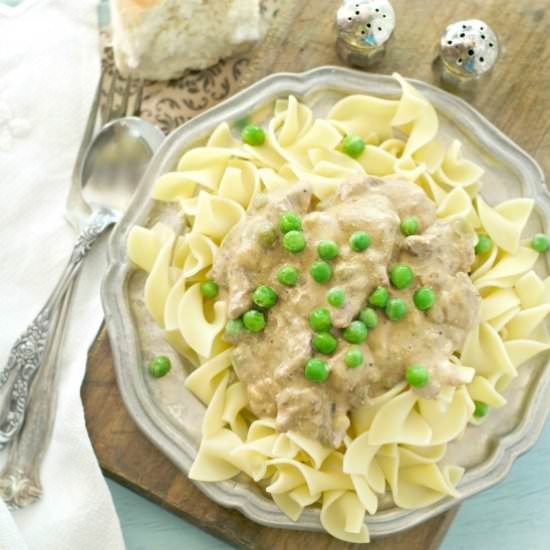 Crockpot Stroganoff