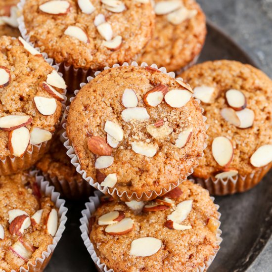 Vegan Rhubarb Muffins