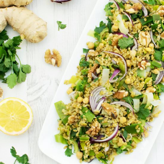 Freekeh & Leek Salad