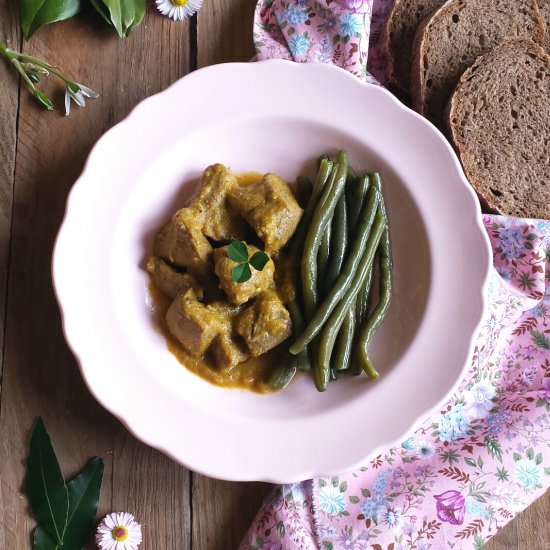 Turkey Curry with Green Beans