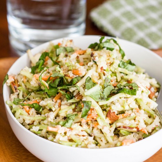 Broccoli Slaw Quinoa Salad