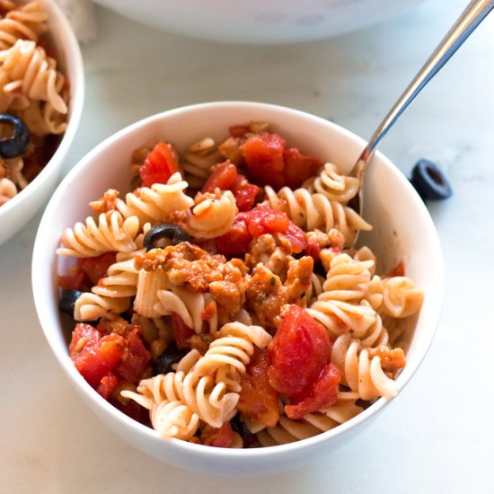 Gluten-Free Sausage Pasta Salad