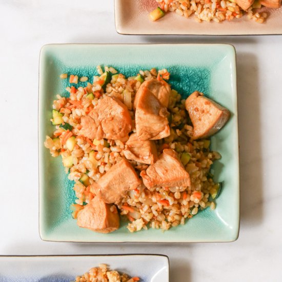 Hibachi Chicken w/ Un-Fried Rice