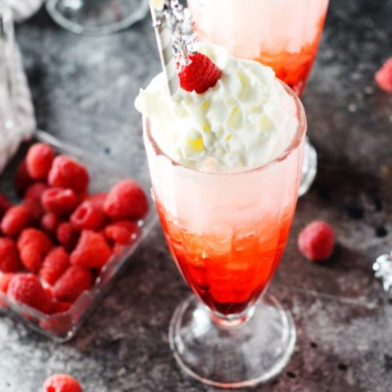 Raspberry Cream Italian Sodas