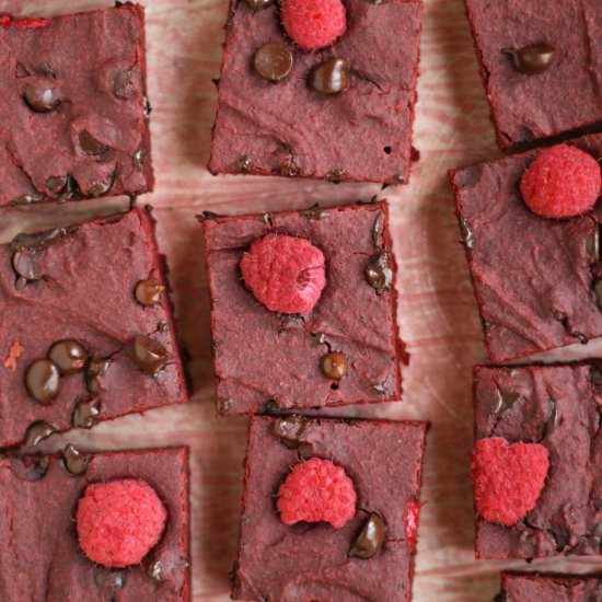 Red Velvet Beetroot Brownies